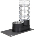 Automatic Water Feeder 9L Stainless Steel Pet Waterer (Black)