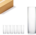 WGV Cylinder Vase Bulk - Clear Glass Container for Events