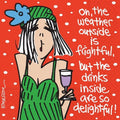 Delightful Funny Christmas Cocktail Napkins - 40 CT