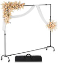 Backdrop Stand 7 x 10 ft Adjustable Photo Backdrop Stand - Mobile
