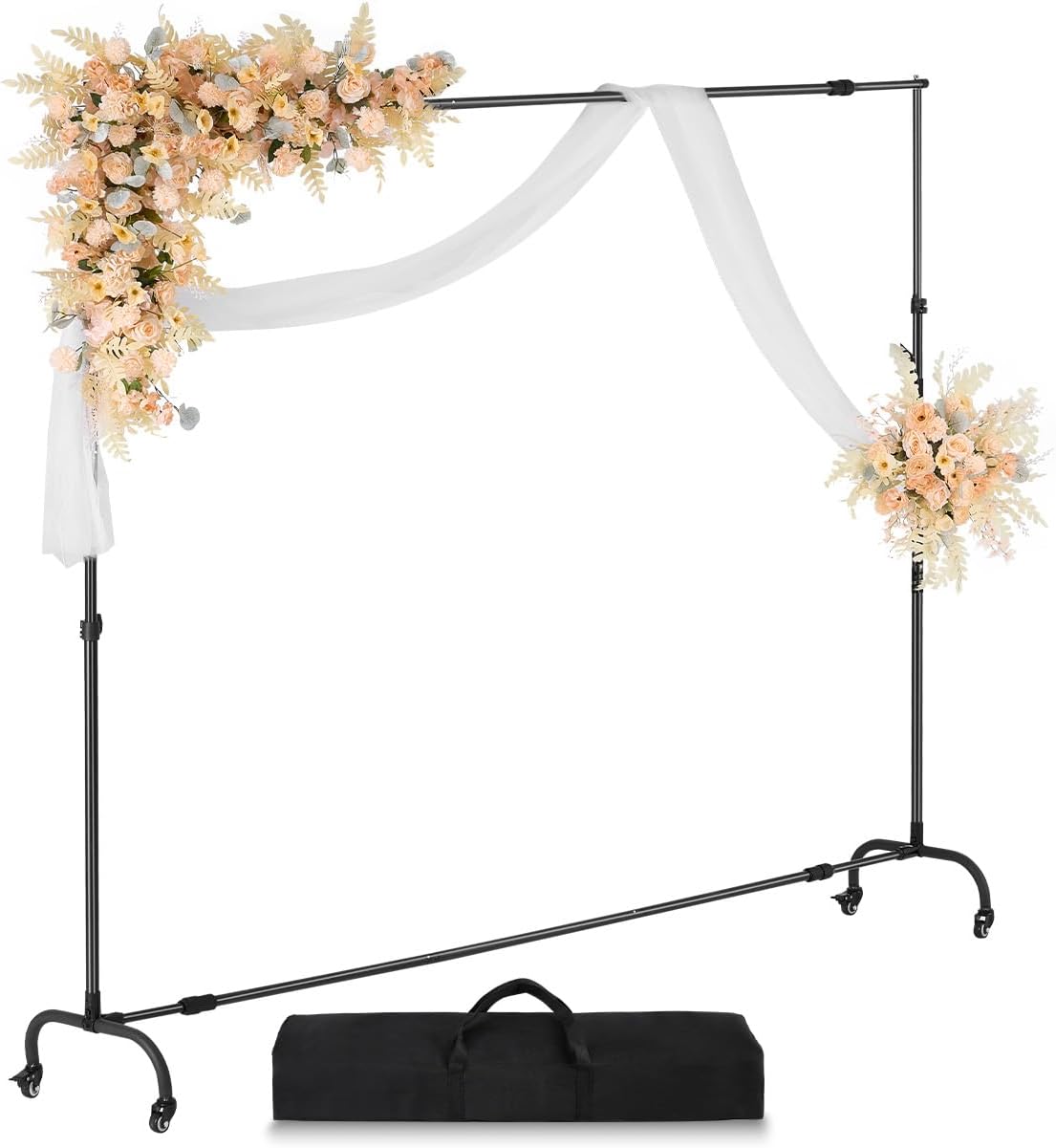 VEVOR Backdrop Stand with Wheels for Photography and Events