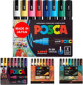 posca Markers Bundle 24 Medium Paint Markers - Vibrant, Durable Set