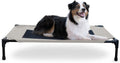 Outdoor Elevated Dog Cot for Large Dogs - Breathable, Collapsible Bed