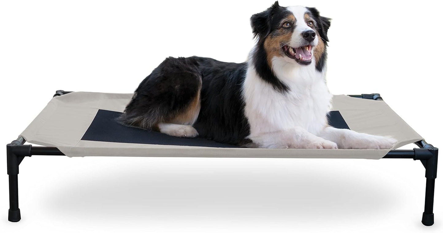 K&H Pet Products Outdoor Elevated Dog Cot for Large Dogs