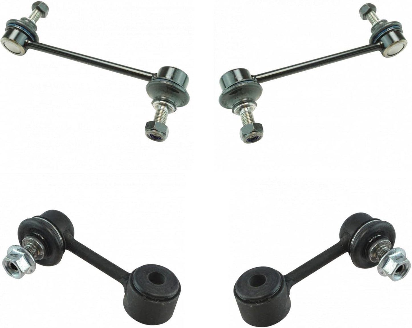 TRQ Front & Rear Sway Bar Stabilizer Link Set for Ford Fusion