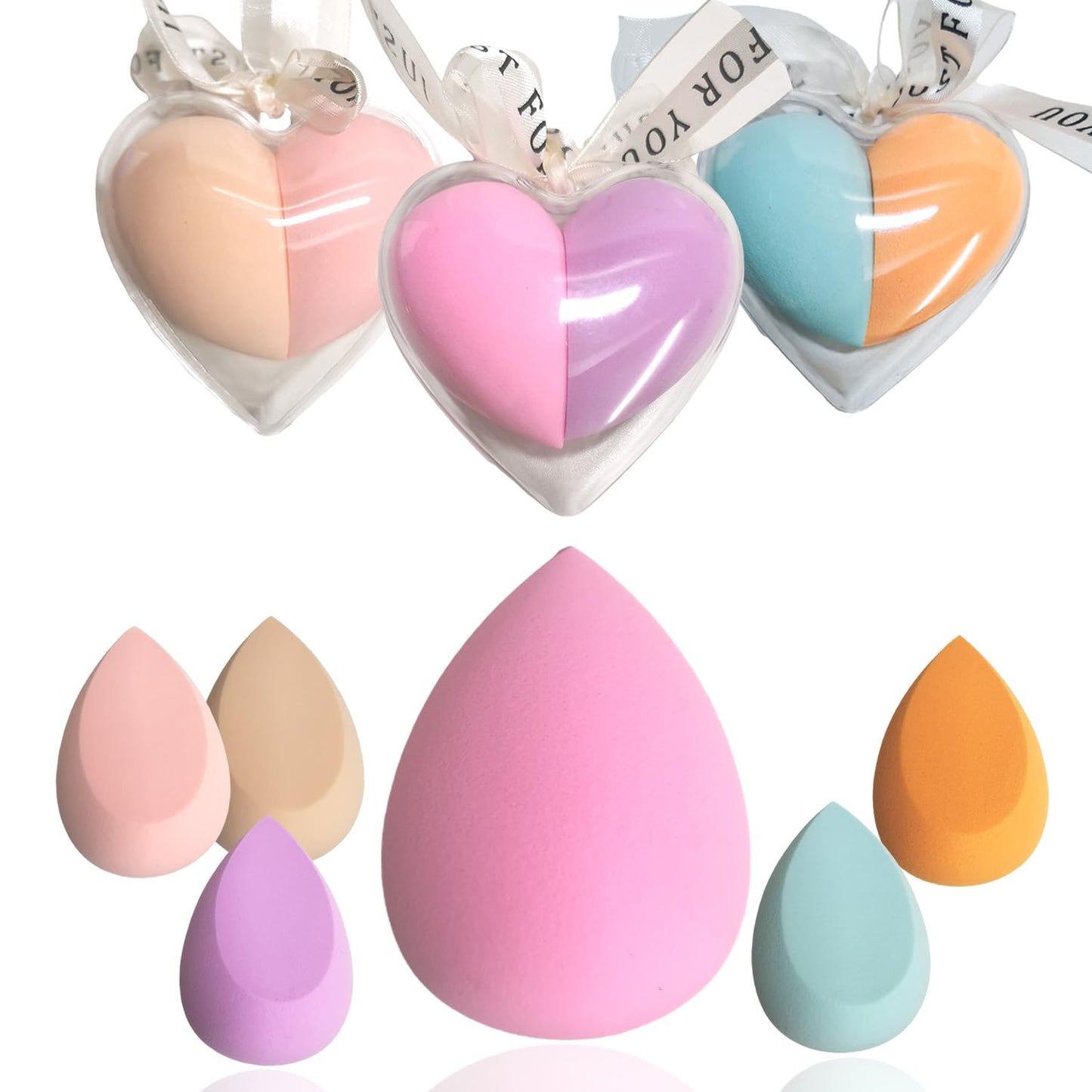 Blend like a pro: Hysotok 3-Pack Makeup Sponges
