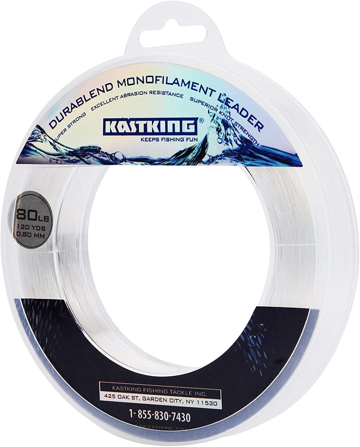 KastKing DuraBlend Leader Line - Strong Saltwater Mono - 120Yds