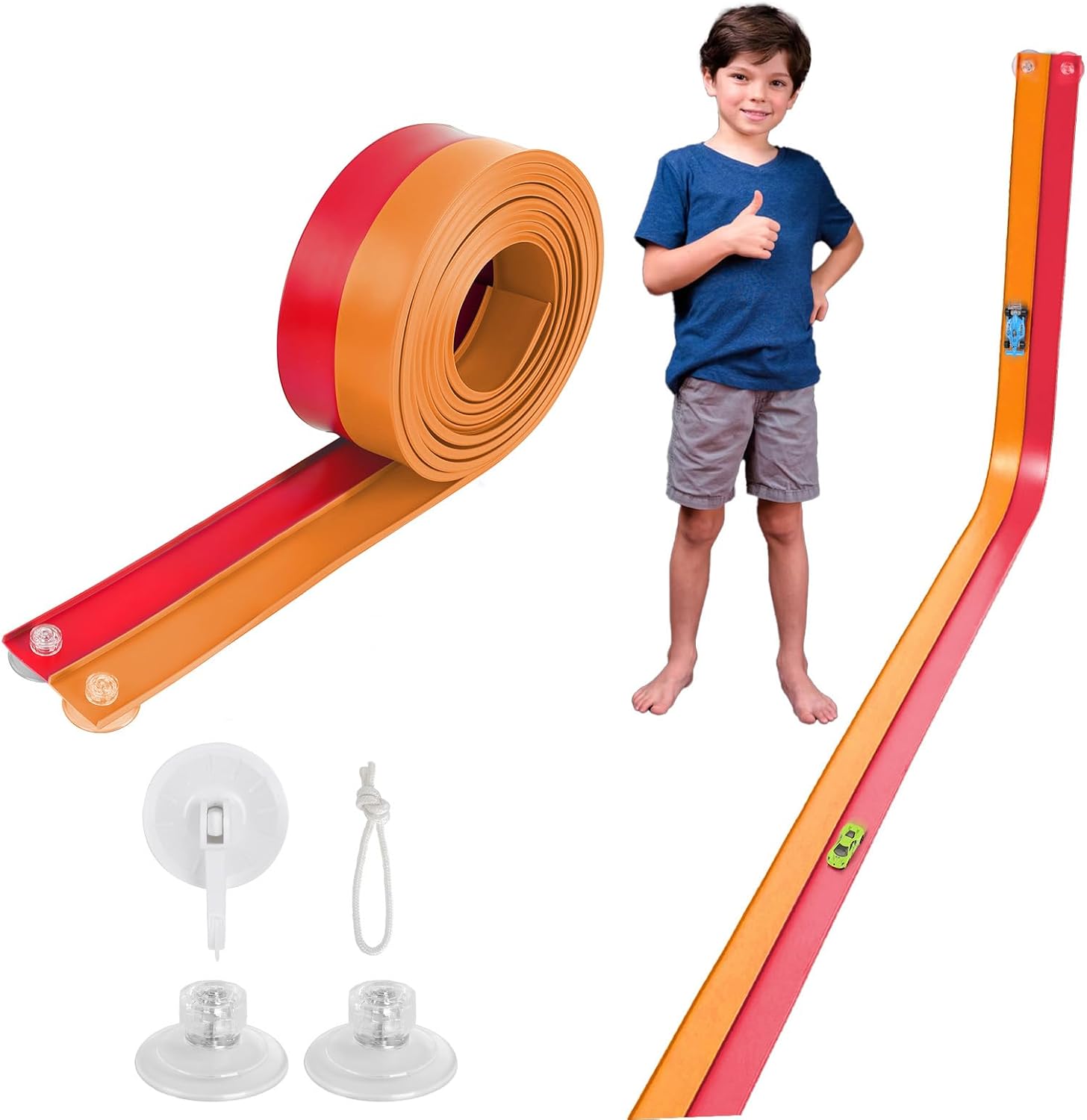 Flexible Race Car Track 15 Ft Starter Set for Creative Play
