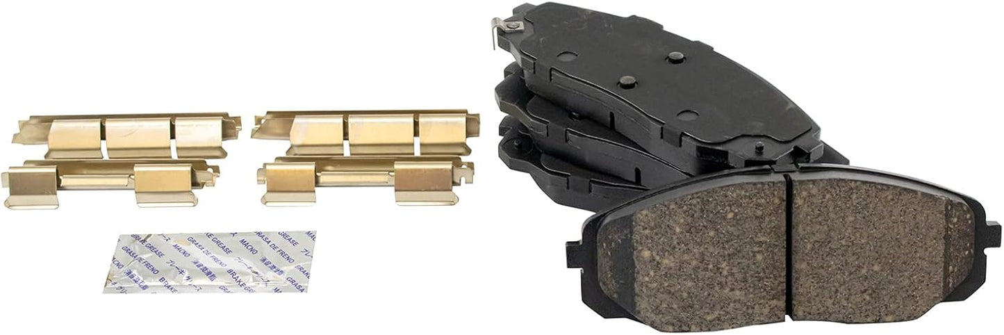 TRQ Front Brake Pads Ceramic for 2015-2021 Kia Sedona