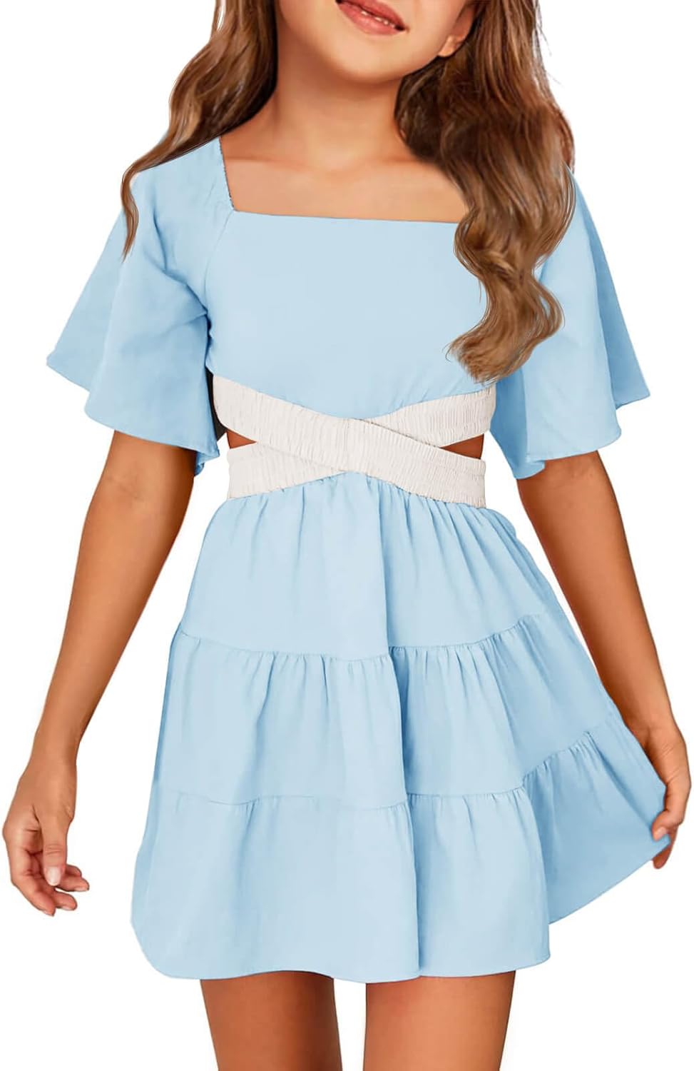 Batermoon Girls Summer Dress for Casual and Formal Occasions