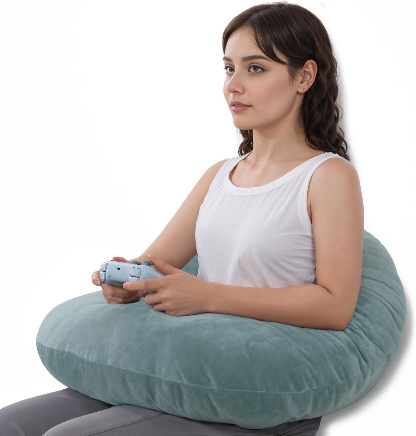 QUEEN ROSE Reading Pillow for Gaming and Cozy Comfort