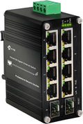 Industrial Passive 24V 8 Ports PoE Switch with SFP Slots