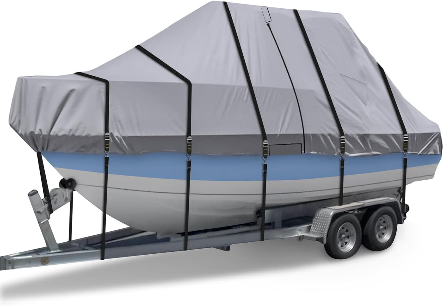 900D T Top Boat Cover - Heavy Duty Waterproof Center Console