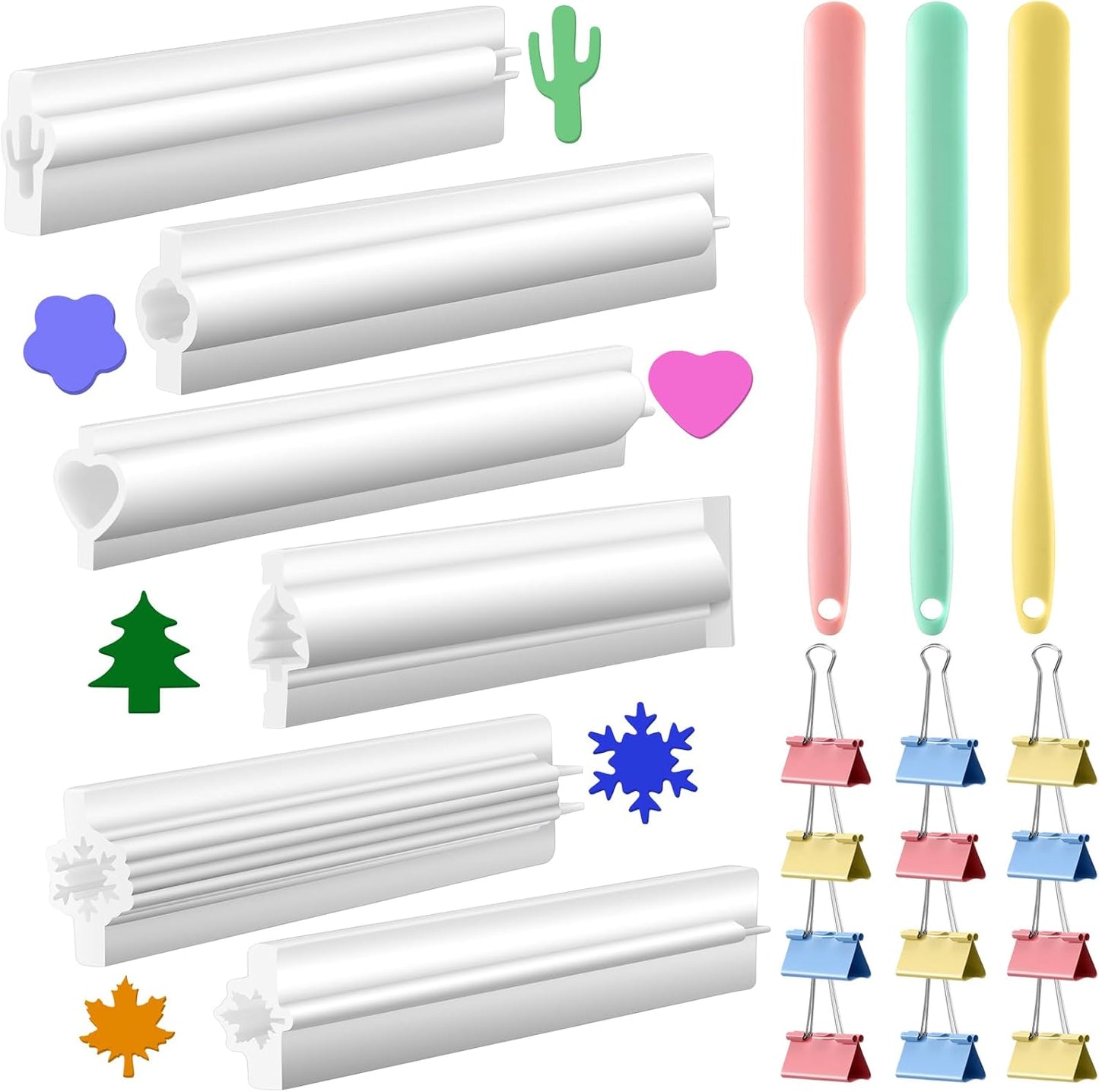 Long Tube Silicone Mold Set for Soap Making and More