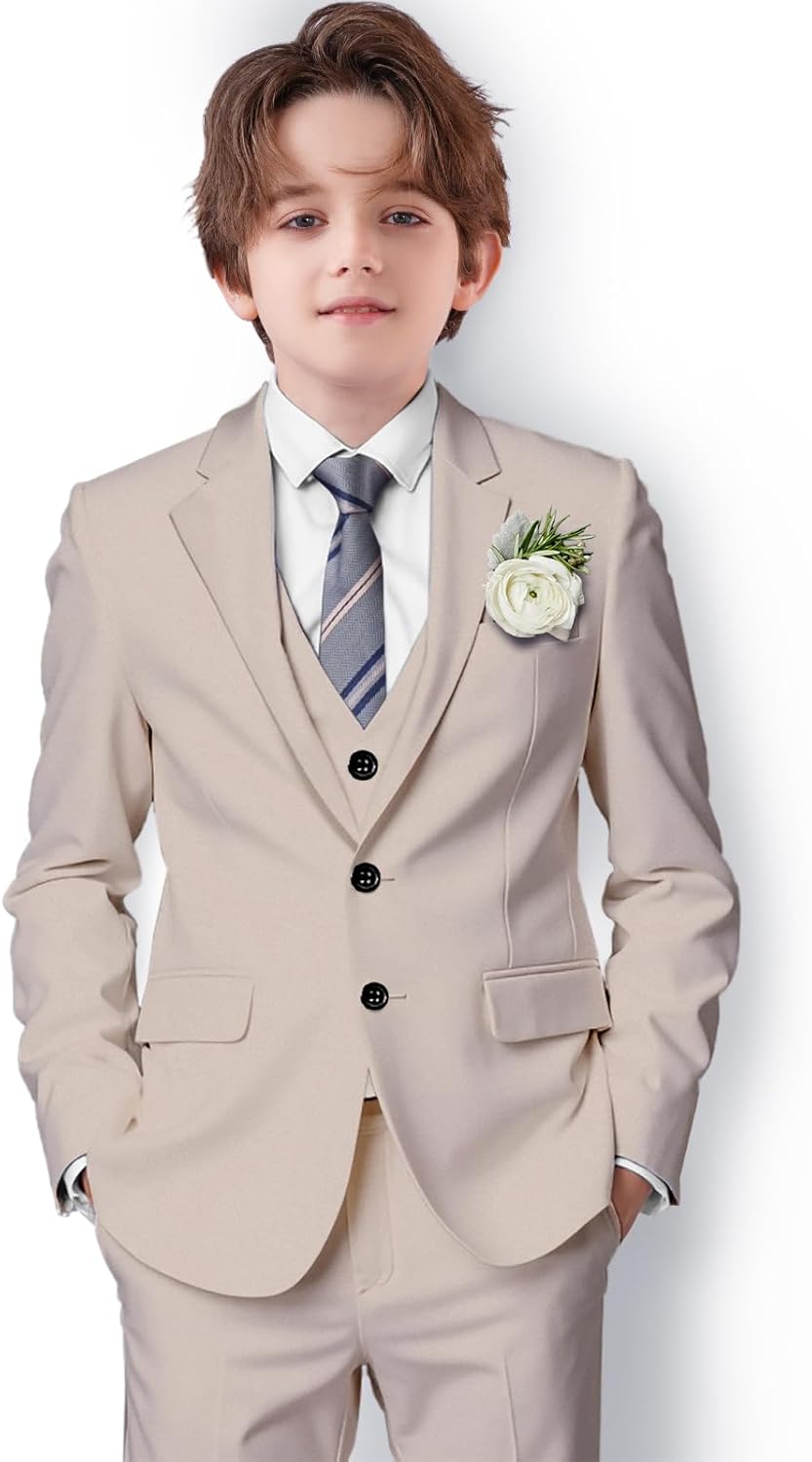 Boys Suit Formal Suits for Boy Slim Fit Kids Wedding Dress
