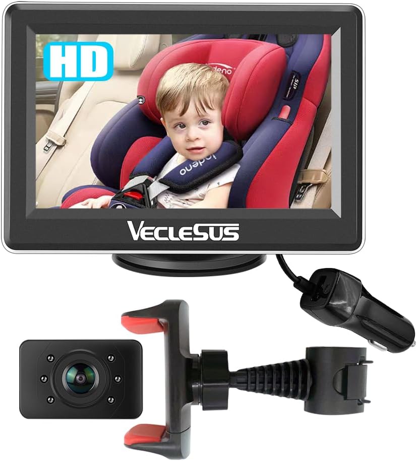 VECLESUS HD Rear Facing Baby Car Camera
