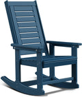 Oversized Blue Rocking Chair for Big Man | Weather Resistant