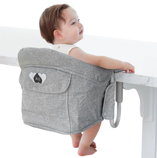 Portable Baby High Chair - Fast-Lock Clip-On Travel High Chair