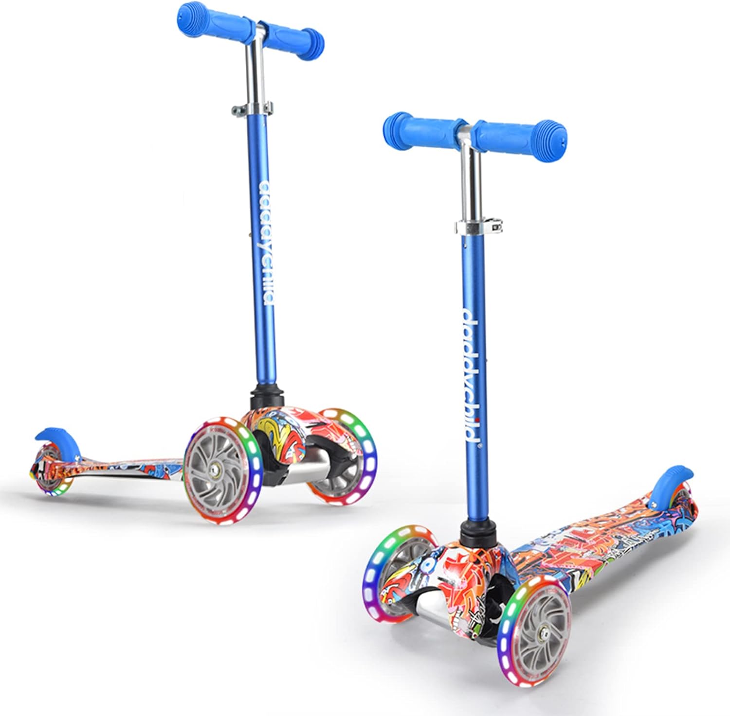 3 Wheel Scooters for Kids with Light Up Wheels for Toddlers