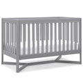 Delta Children Tribeca 4-in-1 Baby Convertible Crib, Grey