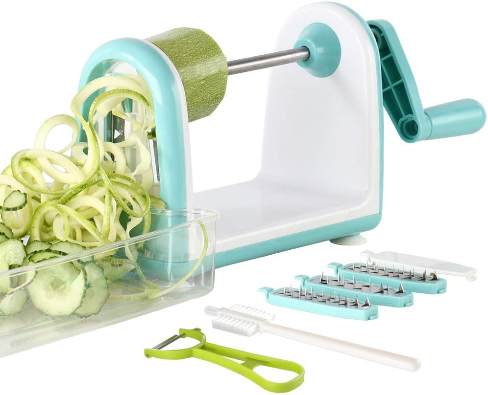 5-Blade Spiralizer: Create Healthy Veggie Noodles!