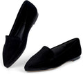 MUSSHOE Loafers for Women Comfortable Pointed Toe Memory Foam flats
