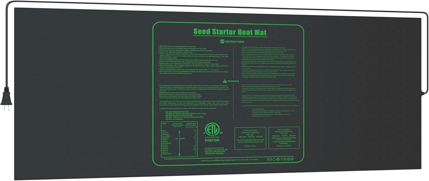 iPower Waterproof Seedling Heat Mat for Germination Success