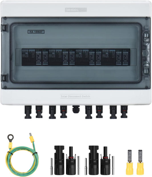 DIHOOL Solar Disconnect Switch 40Amp DC Circuit Breaker Review