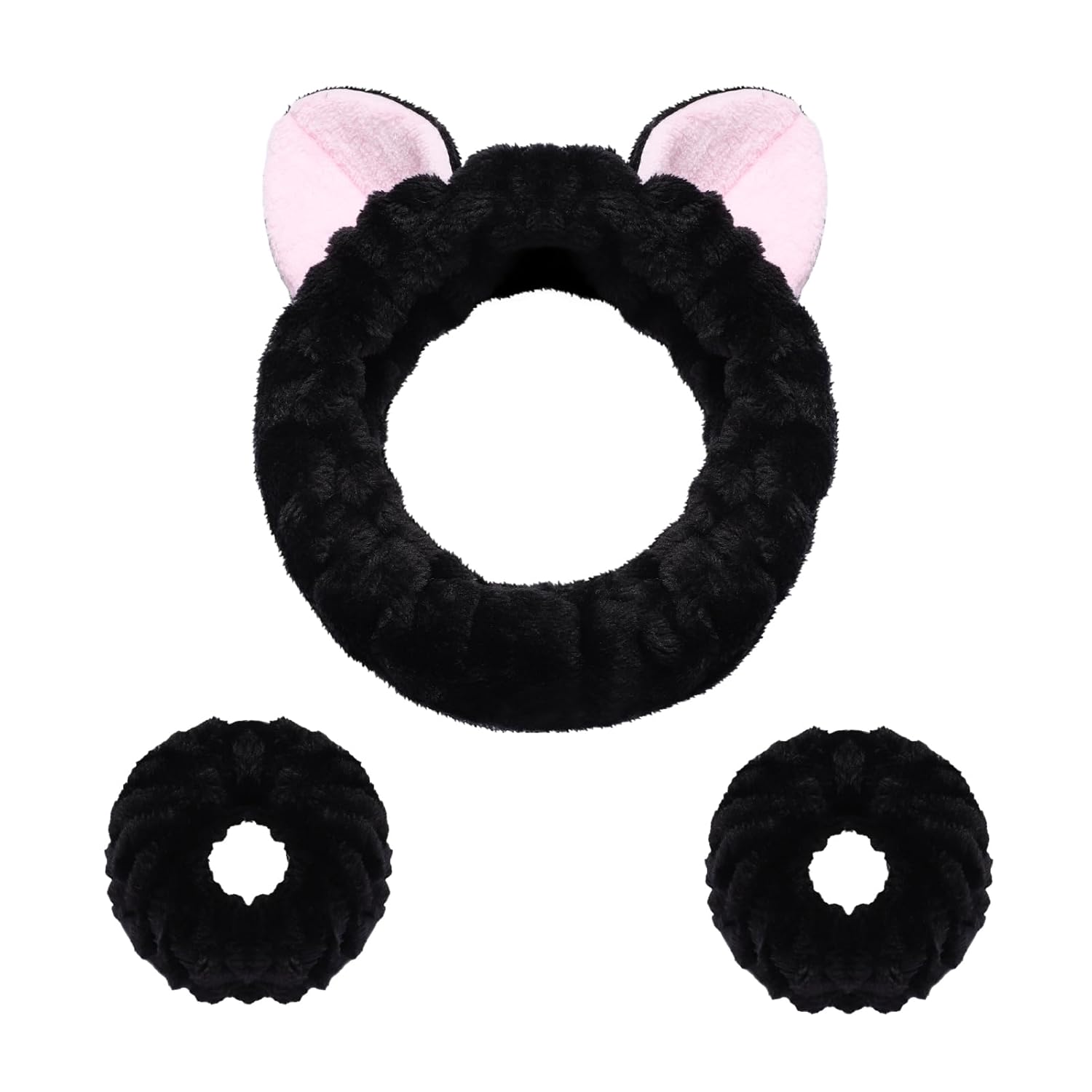 Cute Cat Spa Headband Set for Hair Care & Makeup - KDVOG