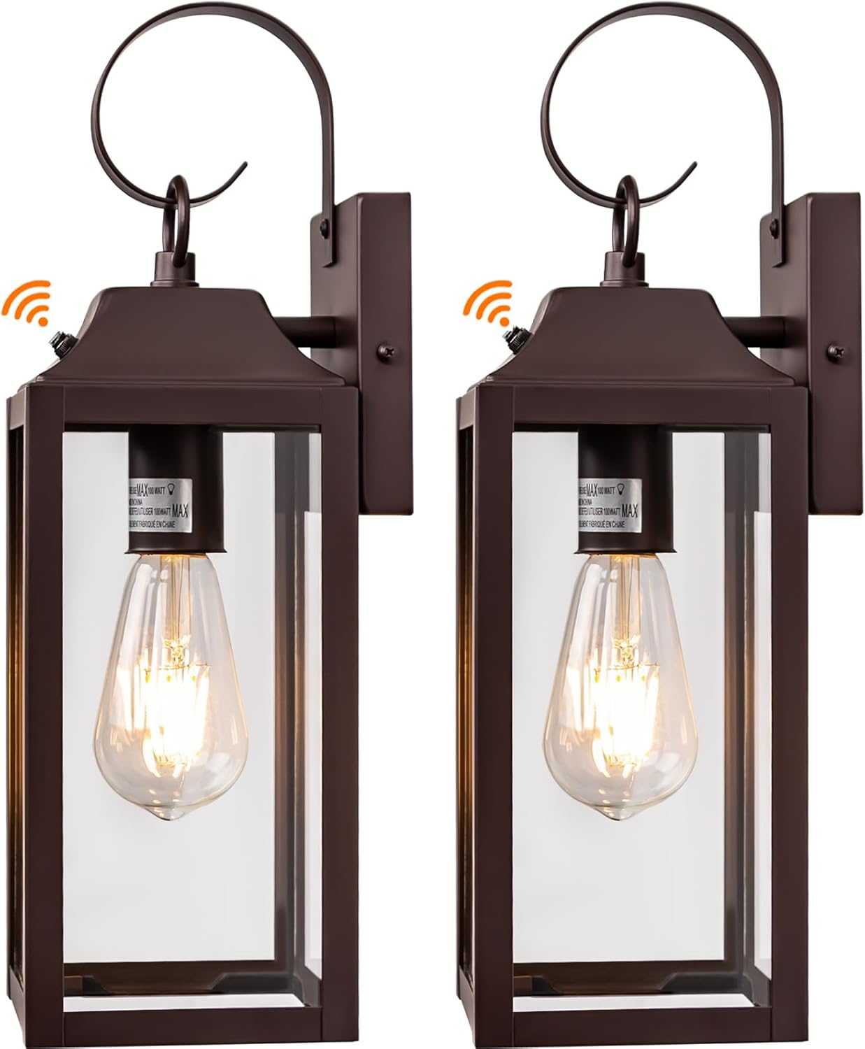 Dusk to Dawn Wall Lights 2 Pack for Modern Outdoor Spaces