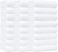 Soft and Thick Cotton Hand Towels 24-Pack - Everyday Absorbency