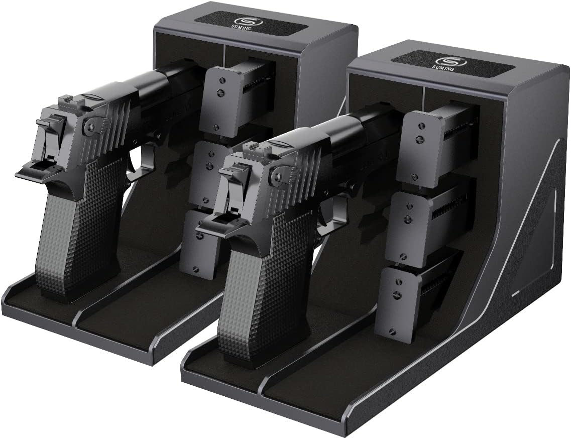 SUMING Universal Pistol Rack for Handgun Storage and Display