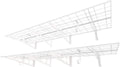 Garage Wall Shelf 2x6 ft Floating Shelves 2-Pack - Sturdy Storage