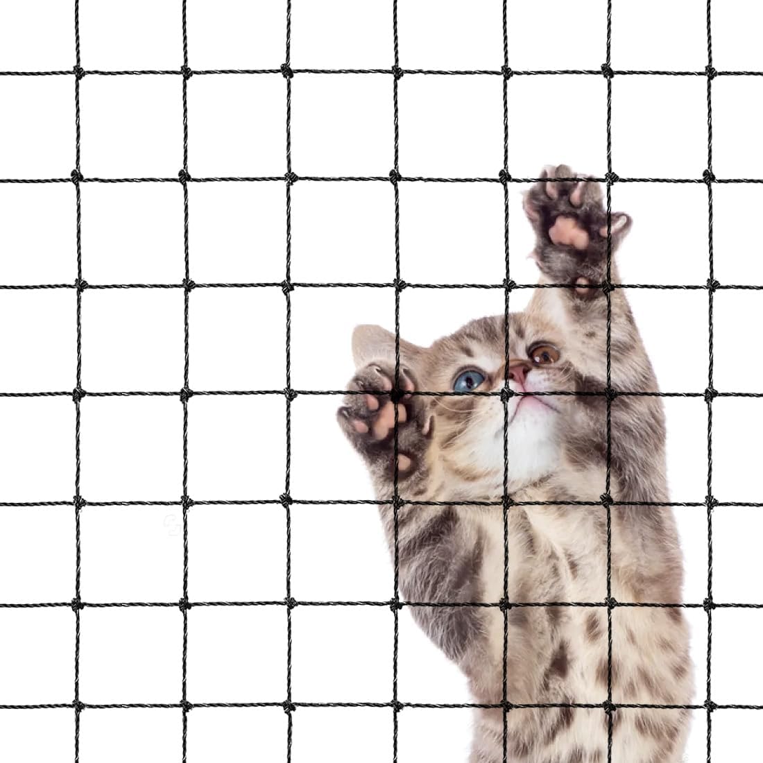 Cat Balcony Net for Safety and Protection - Extra Strong Design