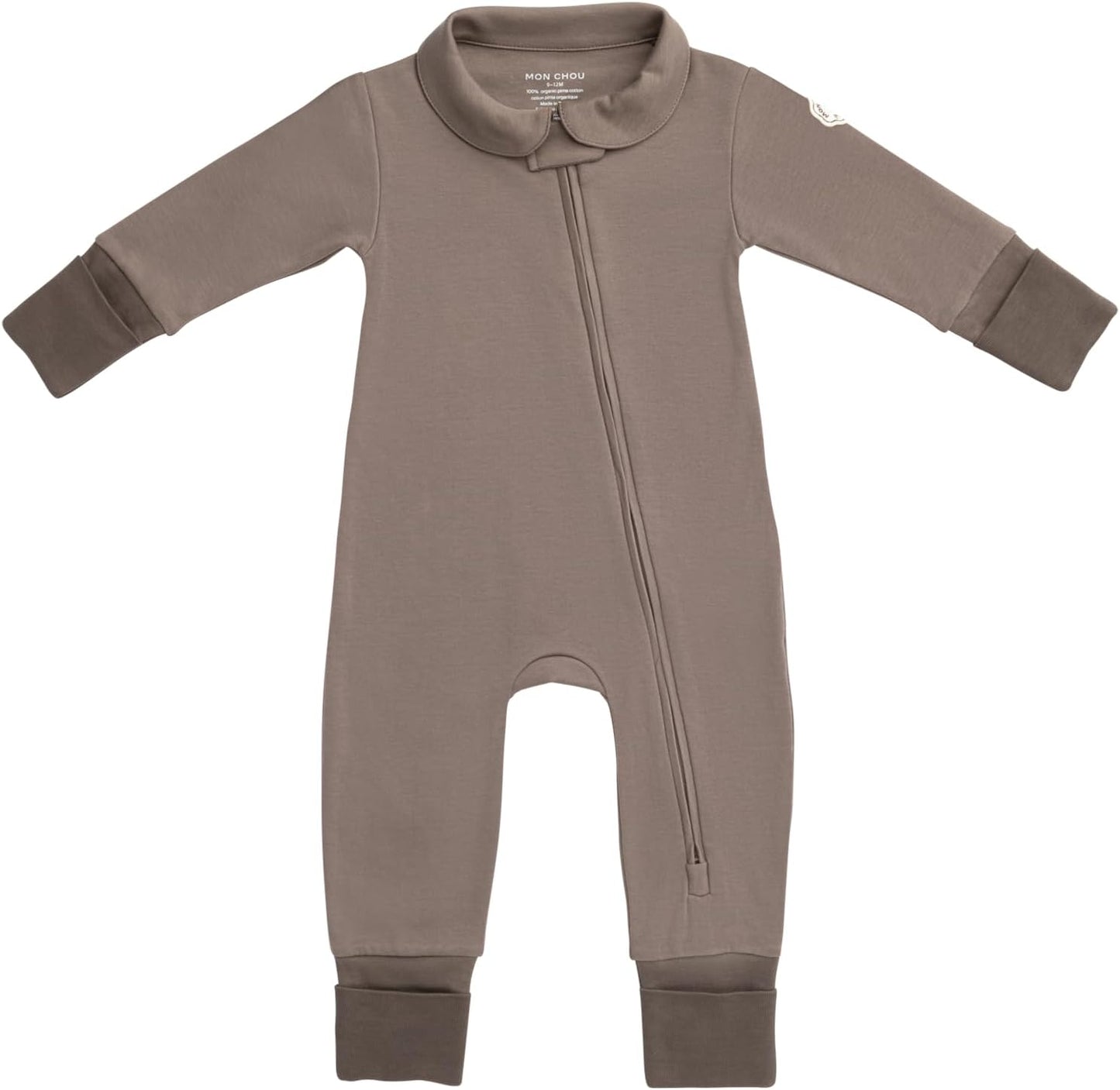 MON CHOU Convertible Footie Pajamas - Soft Organic Cotton