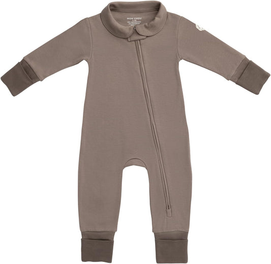 MON CHOU Convertible Footie Pajamas - Soft Organic Cotton