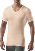 Men's Sweatproof Undersirt Slim Fit V Neck T-Shirt - Sweat Barrier