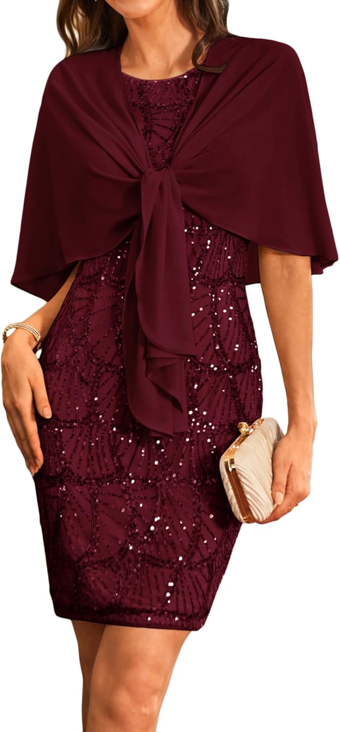Sparkle in Style: GRACE KARIN Sequin Evening Dress