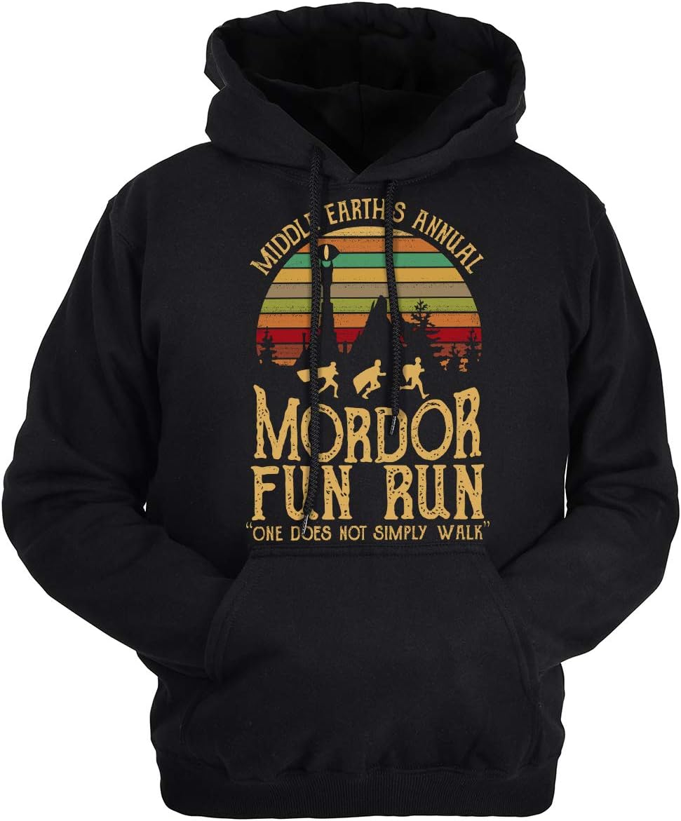 Middle Earth's Annual Mordor Fun Run Hoodie Sweatshirt Pullover