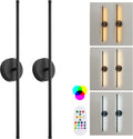 Battery Operated Wall Sconces 32.2 in - Wireless LED with Remote