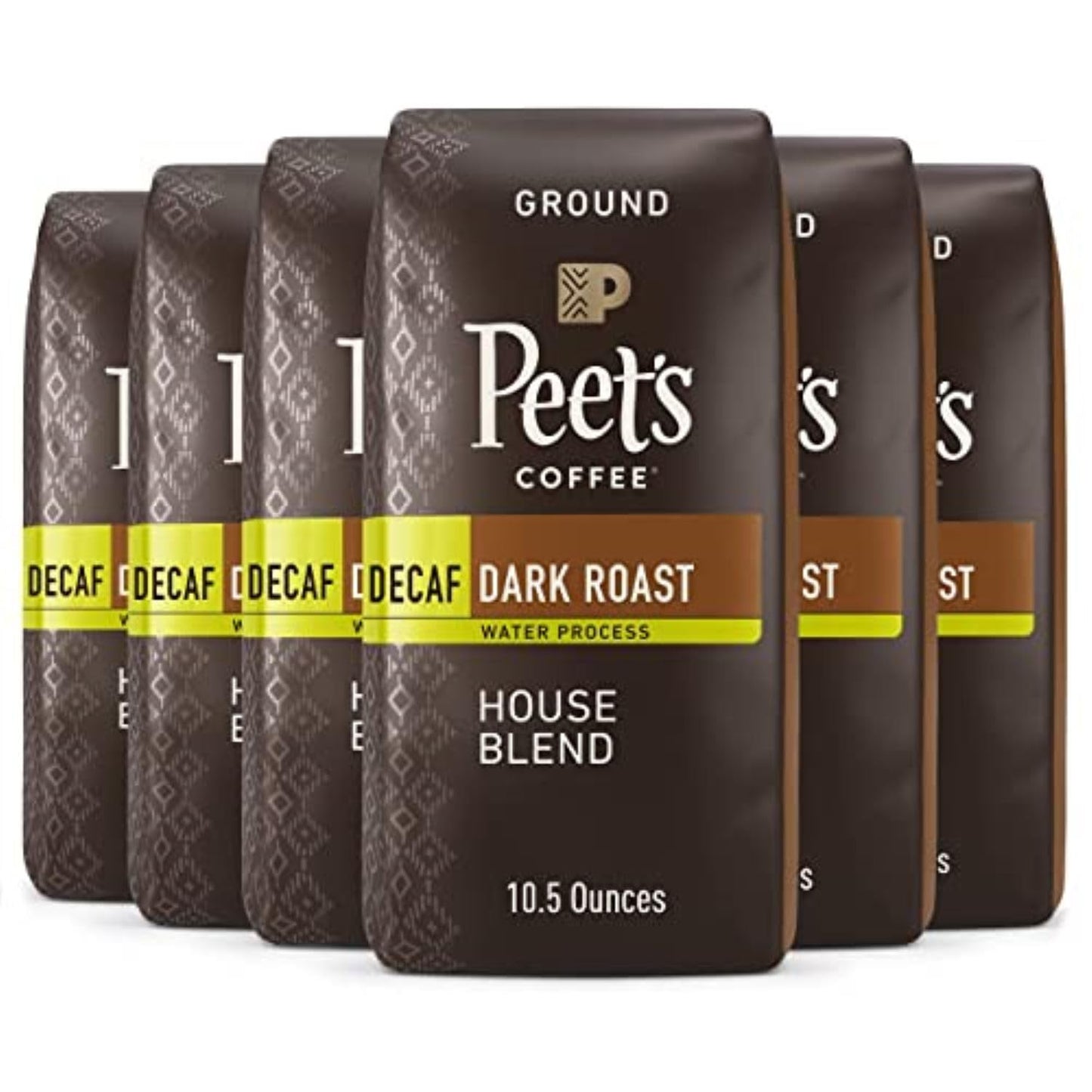 Peet's Coffee Decaf House Blend Dark Roast Ground Coffee Review
