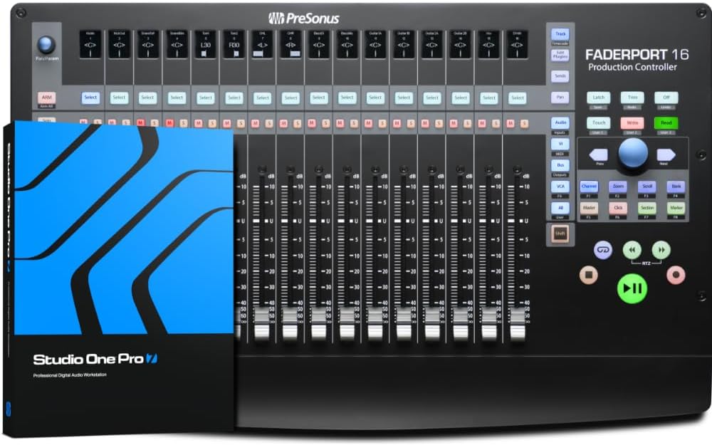 PreSonus FaderPort 16 DAW Controller for Precision Mixing