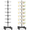 Retail Rotating Display Stand 7 Tier - Adjustable Spinner Rack
