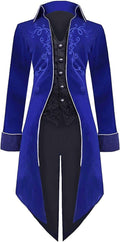 Medieval Steampunk Tailcoat Halloween Costume for Men - Gothic Frock