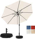 Sundale Outdoor Olefin 9ft Patio Umbrella with Sand Bag Base