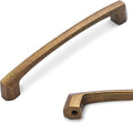 5 in (128mm) Antique Brass Cabinet Handles 10 Pack - Vintage Look