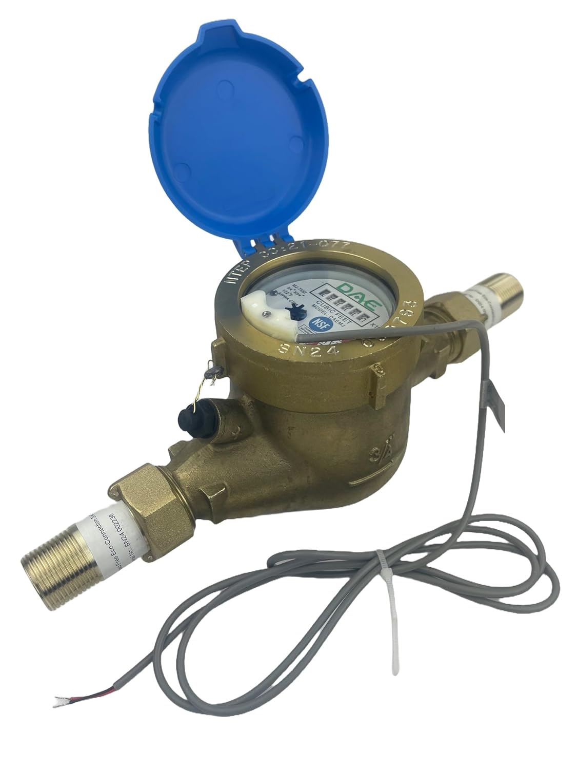 DAE MJ-75Sf Lead Free Water Meter with Pulse Output Features
