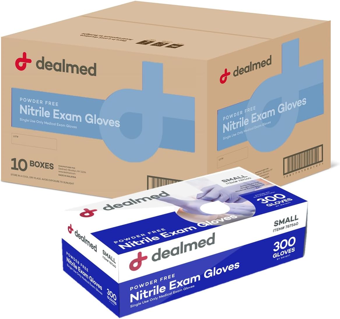 Dealmed Nitrile Medical Grade Exam Gloves for Optimal Protection