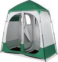 VINGLI 2 Room Shower Tent 7.5 ft Privacy Shelter - Instant Pop Up