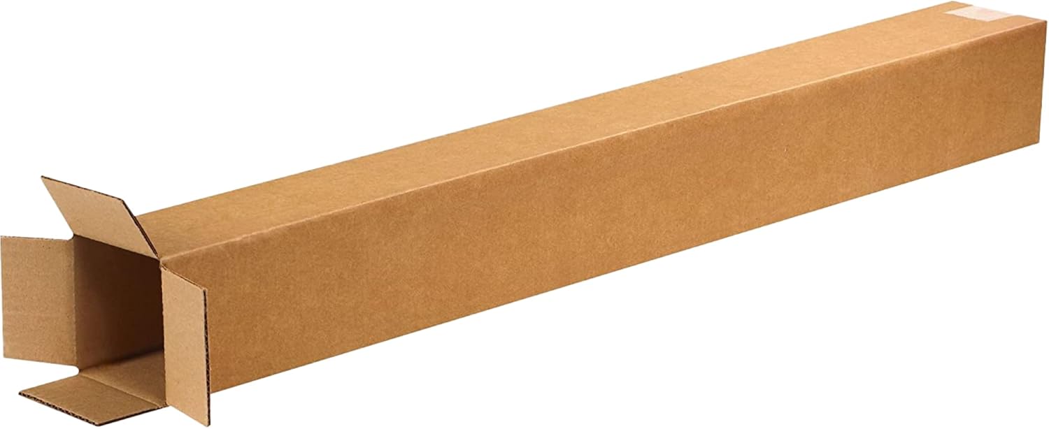 Tall Corrugated Boxes 4x4x36 for Shipping and Moving Needs